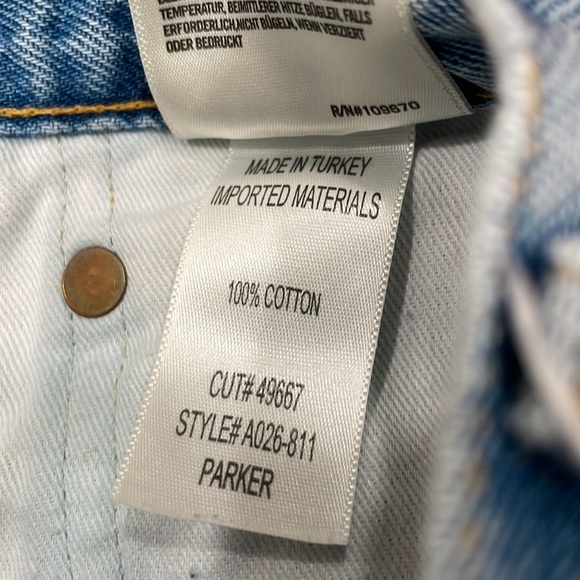 Agolde Parker Shorts - Picture 4 of 4